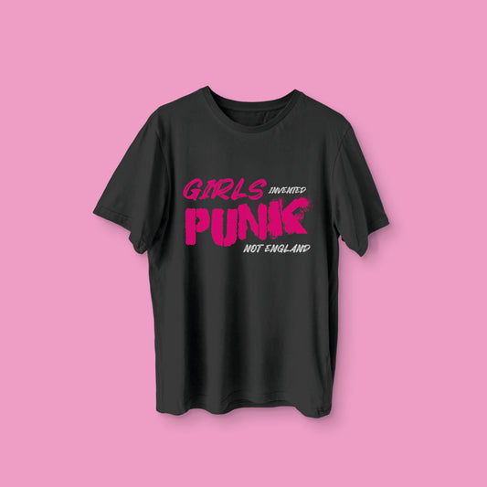 camiseta GIRLS invented PUNK, not England
